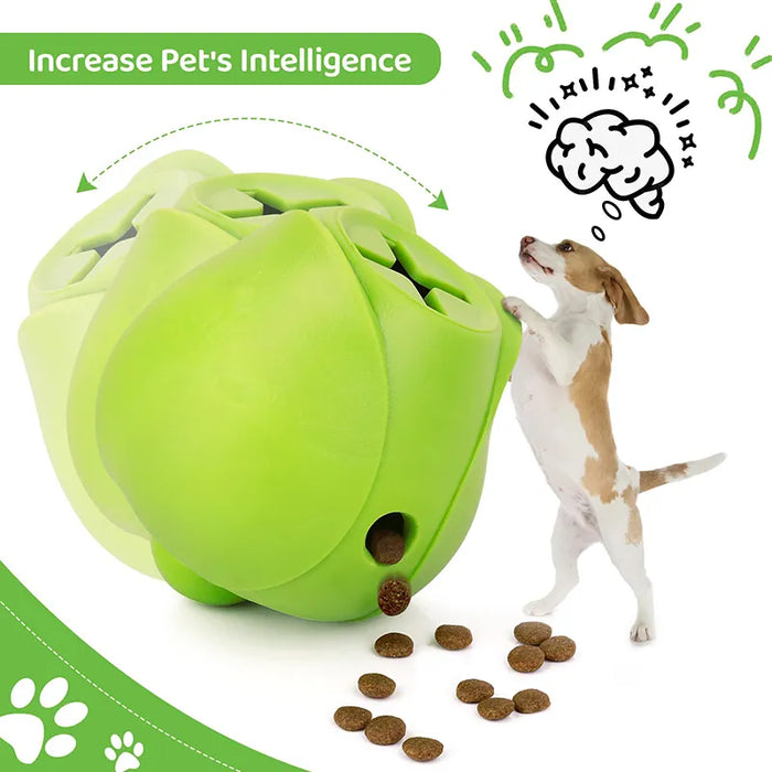 Dog Chew Toy For Small Medium Dogs Treat Dispensing Puzzle Ball