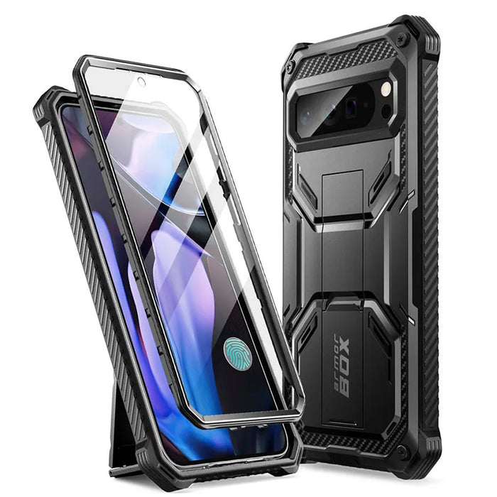 For Google Pixel 9 Pro Xl Armorbox Full-Body Rugged Bumper Protective Phone Case With Built-In Screen Protector