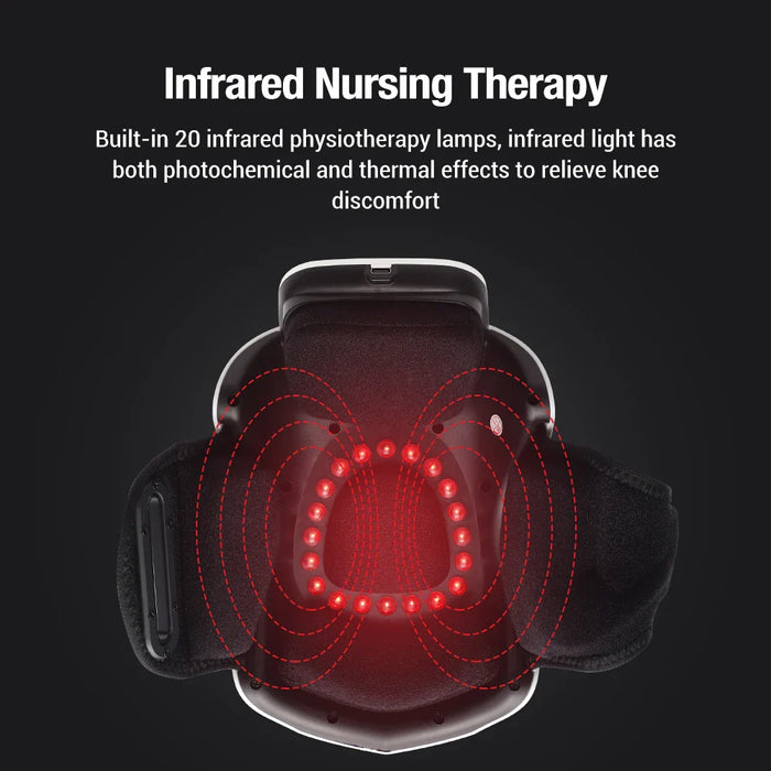 Electric Knee Massager With Infrared Heat And Vibration