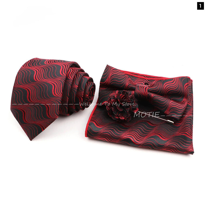 Classic Plant Tie Set For Weddings And Daily Wear