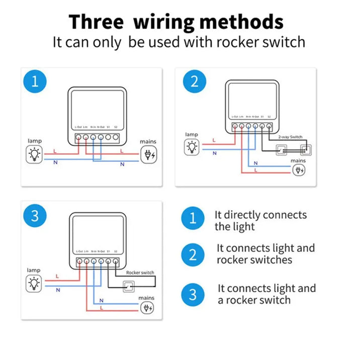 Smart Wifi Switch 2 Way Control Alexa Google Home Cozylife App