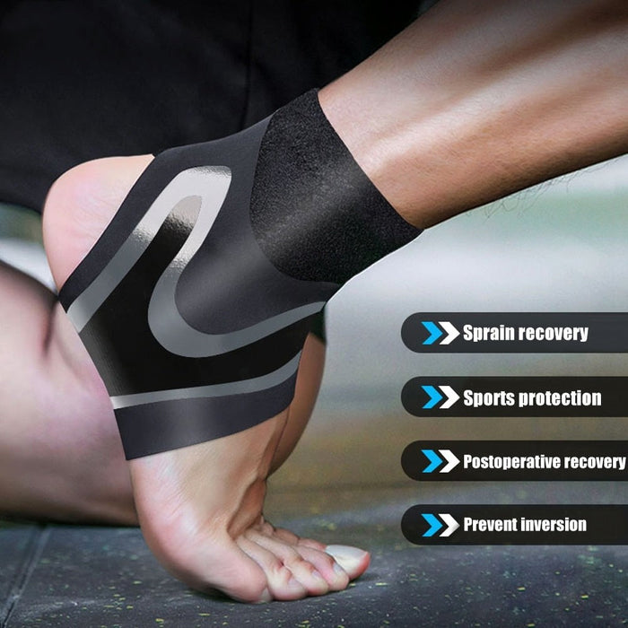 1 Pc Elasticity Adjustment Ankle Brace Foot Bandage