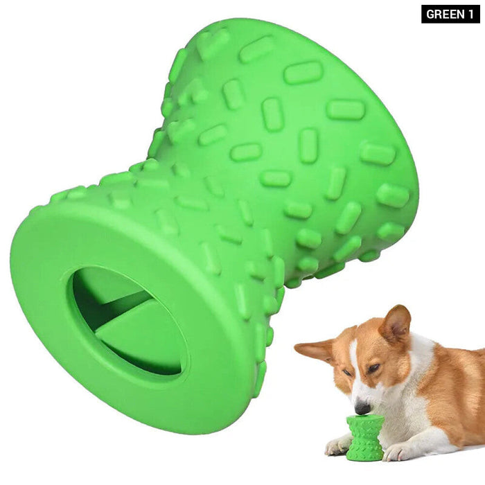 Treat Dispensing Dog Toy Durable Rubber