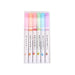 Kawaii Flower Highlighter Pens 6 Pieces Set For Writing