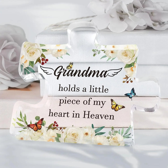 Grandma Memorial Puzzle Plaque Sympathy & Bereavement Gifts