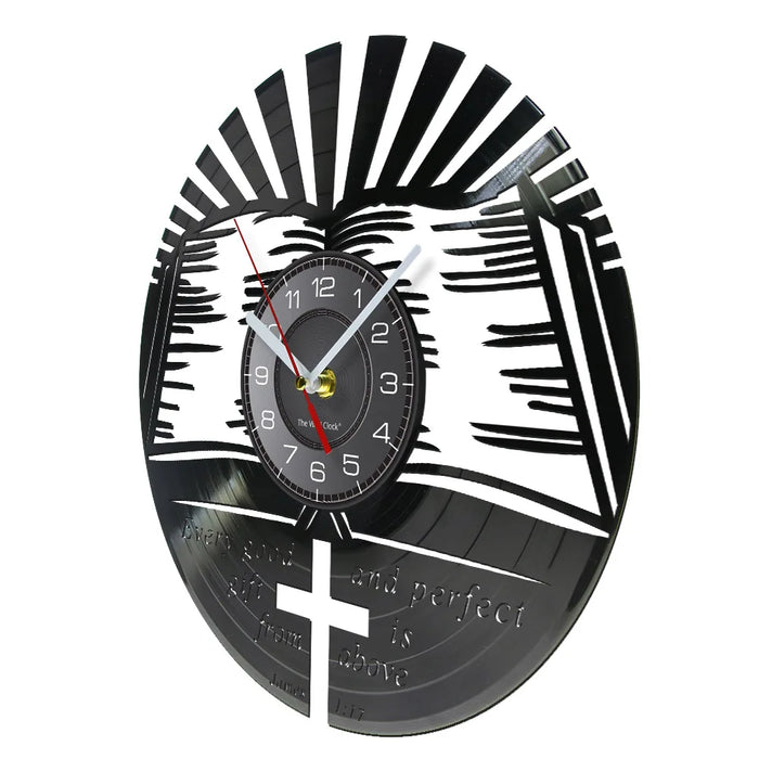 James 1 17 Scripture Wall Clock