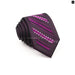 Mens Purple Geometric Tie For Weddings