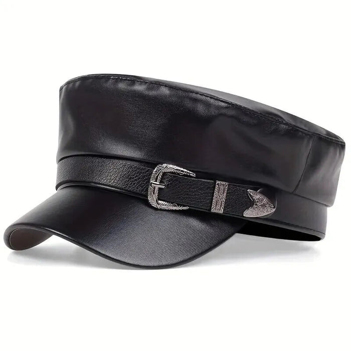 Leather Sailor Hat