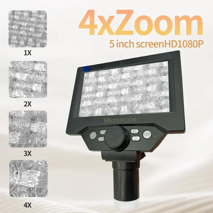 5.5 Lcd Digital Microscope With Stand