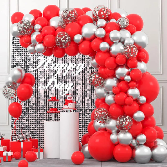 110 Pcs / 108 Pcs / 109 Pcs / 134 Pcs / 121 Pcs Suit Latex Balloons Suitable For Birthday Graduation Season Wedding Arrangement