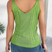 V Neck Knitted Tank Top for Women