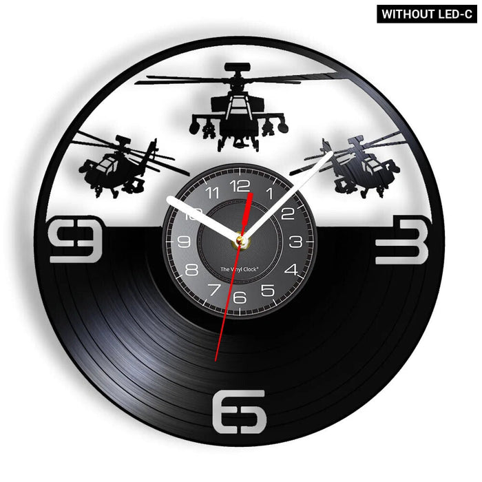 Stealth B2 Bomber Vinyl Record Clock