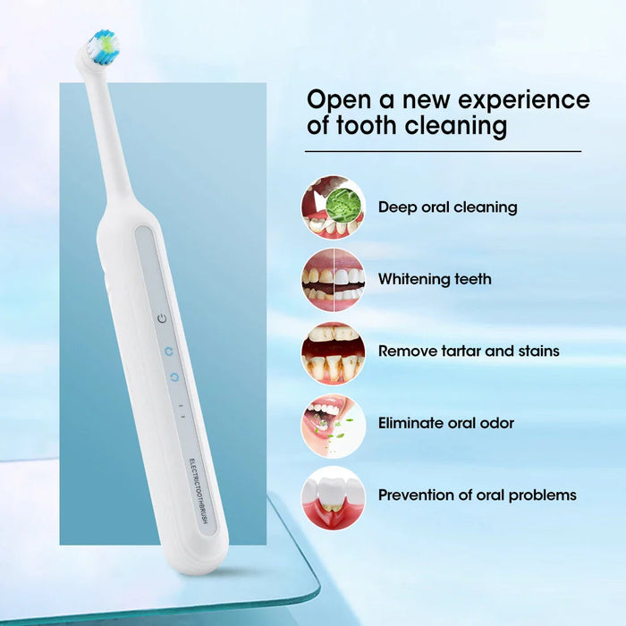 360 Rotation Electric Toothbrush 3 Heads