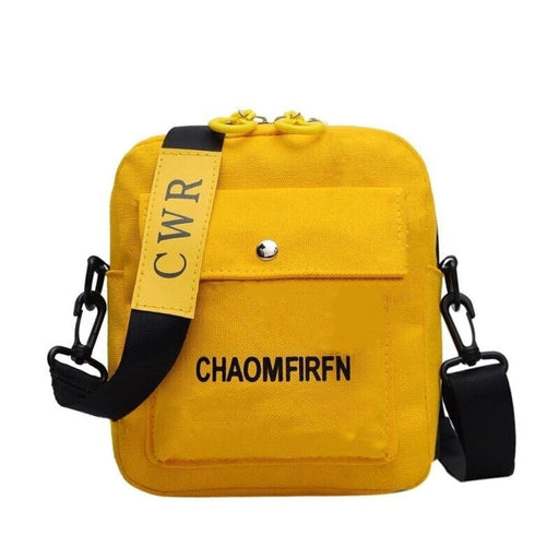 Yellow One Shoulder Crossbody Bag Casual Fashion Women