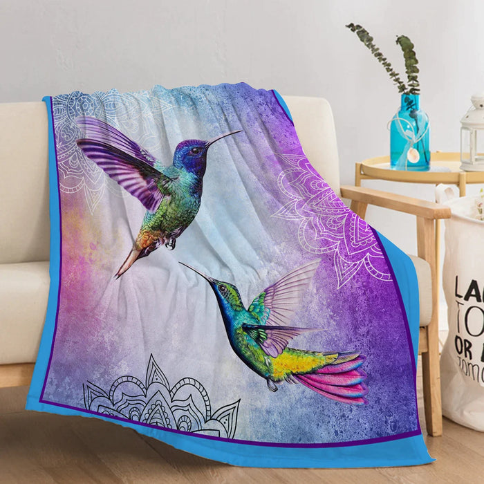 Hummingbird Throw Blanket