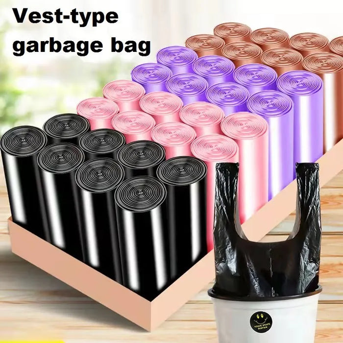 Portable Trash Bags Gallon Handle For Office Kitchen Bedroom