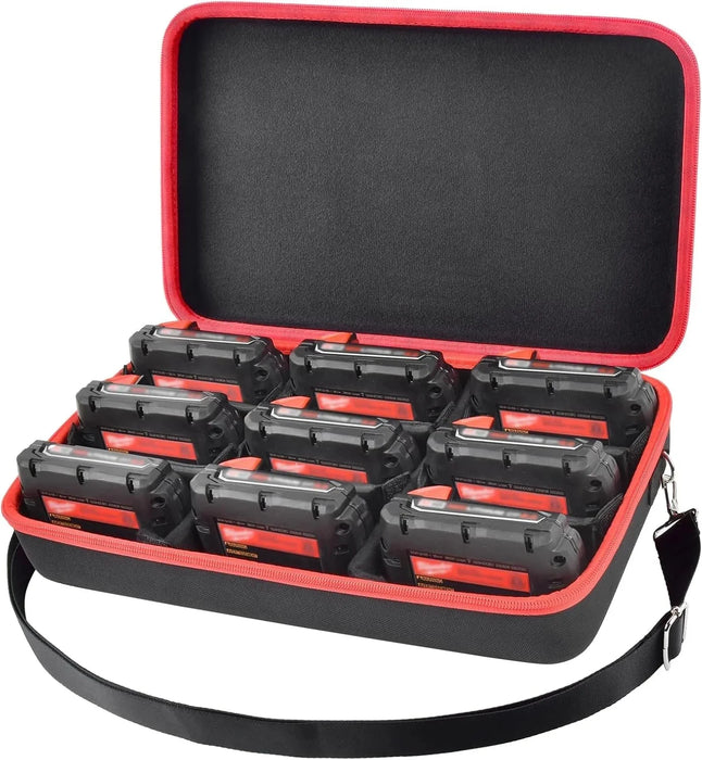 Hard Carrying Case For Milwaukee M18/M12 Batteries Charger Extra Large