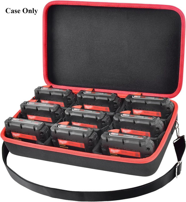 Hard Carrying Case For Milwaukee M18/M12 Batteries Charger Extra Large