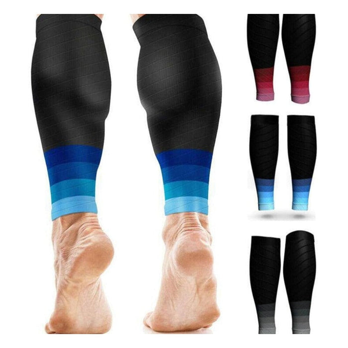 1Pair Sports Calf Compression Leg Guard Sleeves For Cycling Running Basketball Football