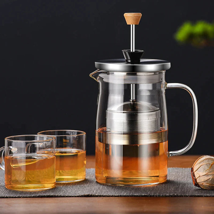 Glass Teapot Set For Kung Fu Tea