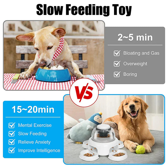 Interactive Dog Puzzle Toy Slow Feeder