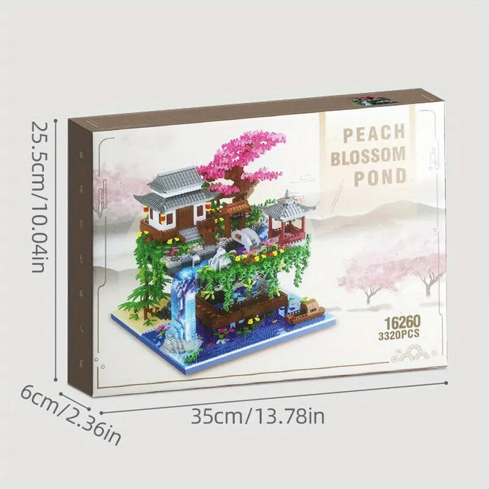 3320 Piece Diy Cherry Blossom Tree House Building Set