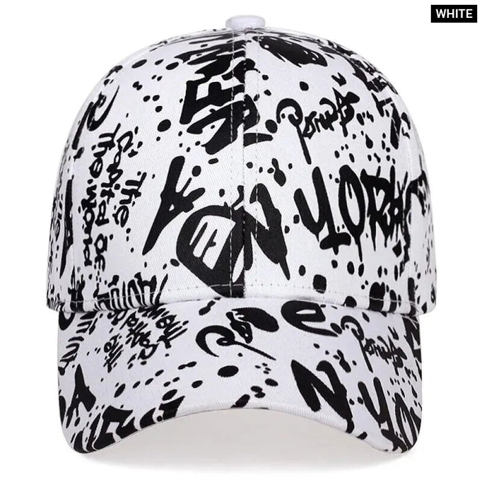 Spring / Autumn Graffiti Print Baseball Cap / Hat