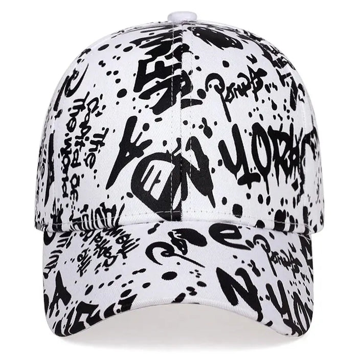 Spring / Autumn Graffiti Print Baseball Cap / Hat