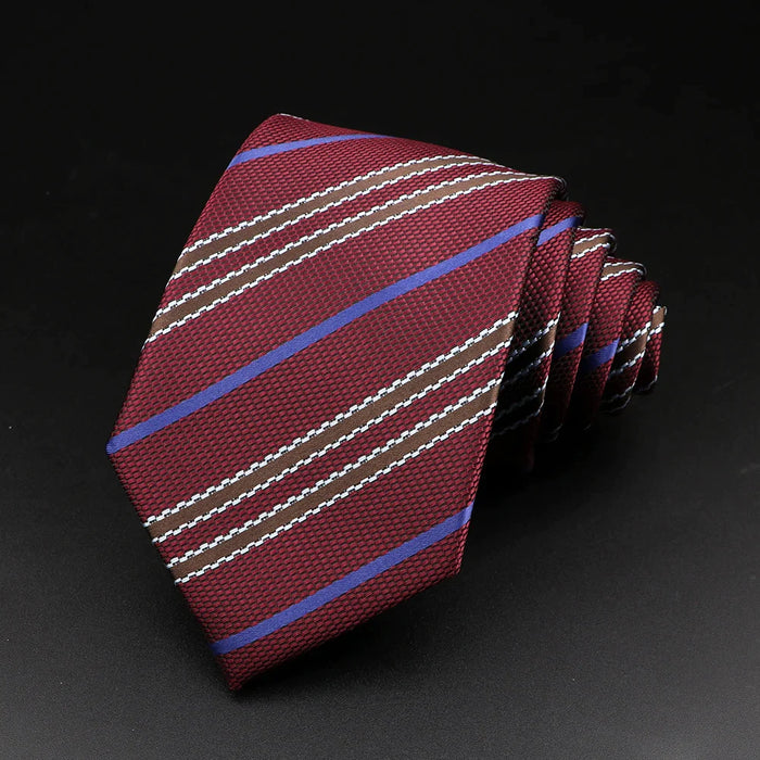 Mens Tie Paisley Floral Striped For Business Weddings And Daily Wear