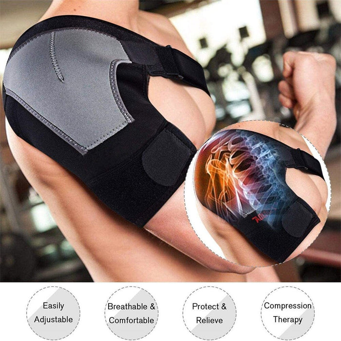 Shoulder Brace Support Compression Sleeves for Torn Rotator Cuff AC Joint Pain Relief