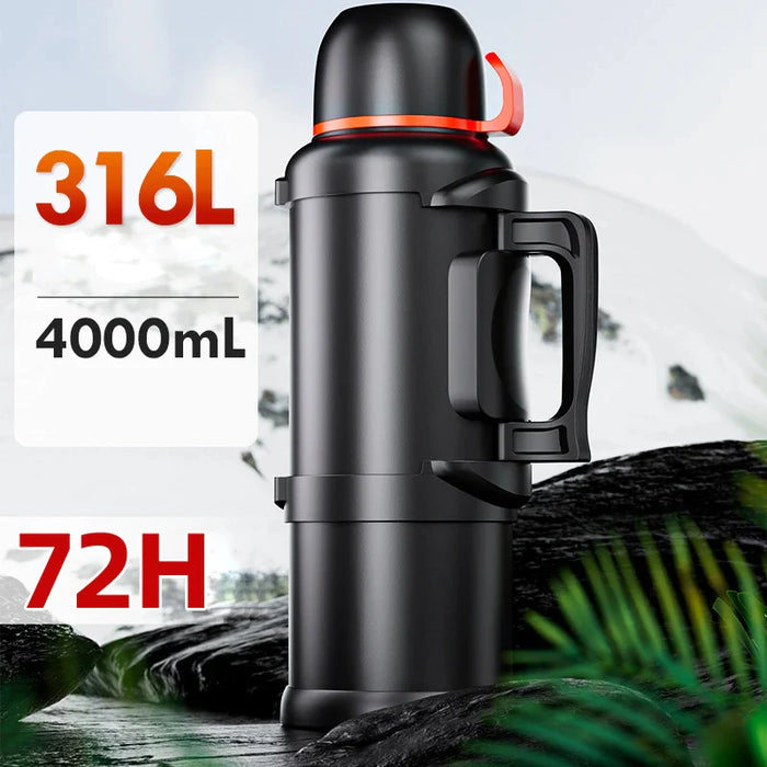 Stainless Steel Vacuum Thermos For Outdoor Travel