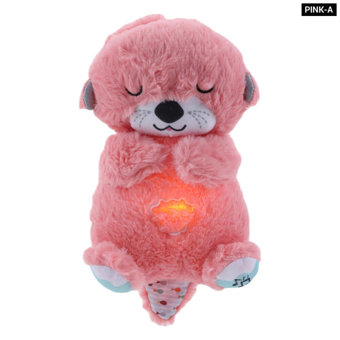 Baby Soothing Plush Doll Toy With Music And Light