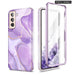 Glitter Marble Shockproof Case For Samsung Galaxy S21 6.2