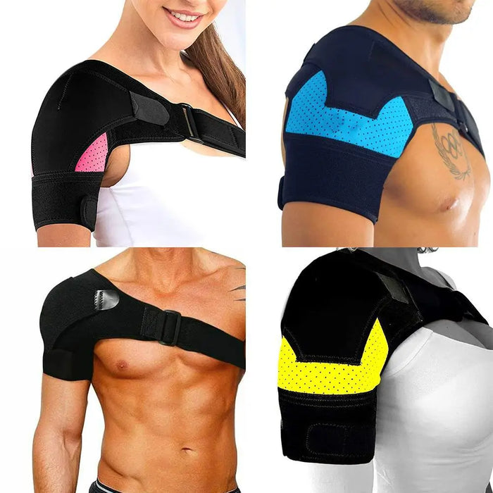 Adjustable Compression Shoulder Brace Sleeve Wrap For Pain Relief Dislocated Ac Joint