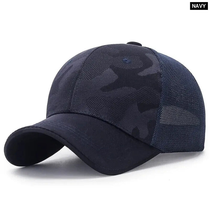 Breathable Camo Baseball Cap / Hat For Outdoor Wear