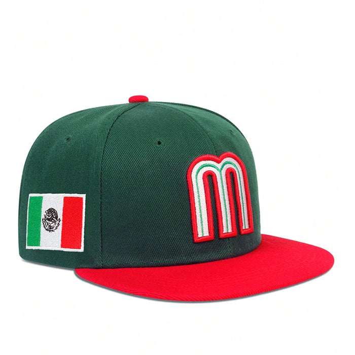 Adjustable Letter M Embroidery Baseball Cap / Hat