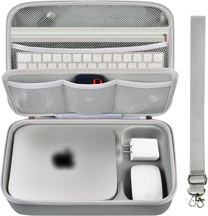 Compact Electronics Organizer For Apple Mac Mini M2/M1 Previous Models Desktop Computer Case