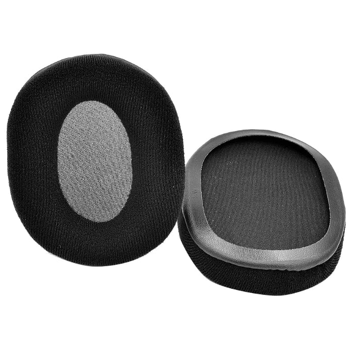 Black Leather Earbud Covers For Logitech g Pro x Headphones