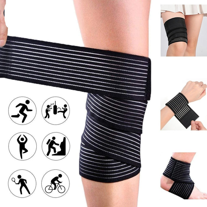 1PC Adjustable Elastic Knee Compression Sports Bandage For Running Cycling Basketball