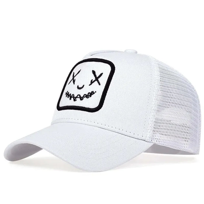 Adjustable Ghost Face Baseball Cap / Hat For Outdoor Sun Protection