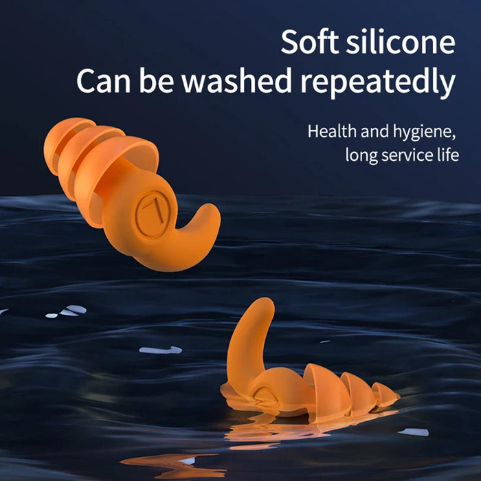 Soft Silicone Earplugs For Noise Reduction And Sleep