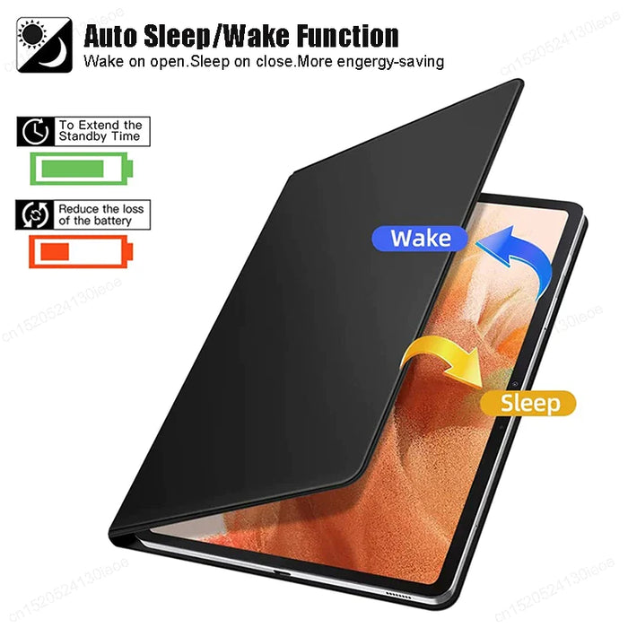 For Samsung Galaxy Tab S8 Plus S7 Plus Fe 12.4 S8 S7 11 S6 10.5 Inch Magnetic Case With Pencil Stand Holder