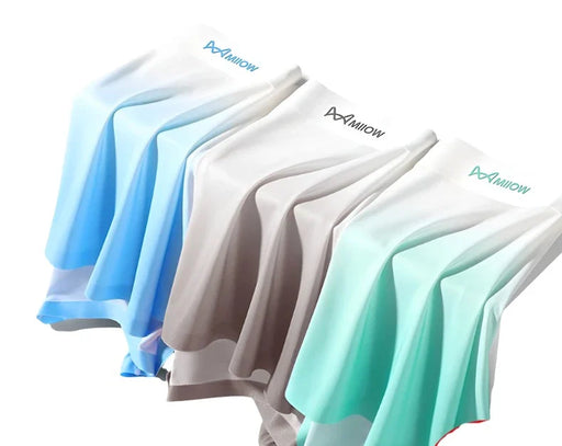 Pack Of 3 Antibacterial Ice Silk Mens Boxer Shorts