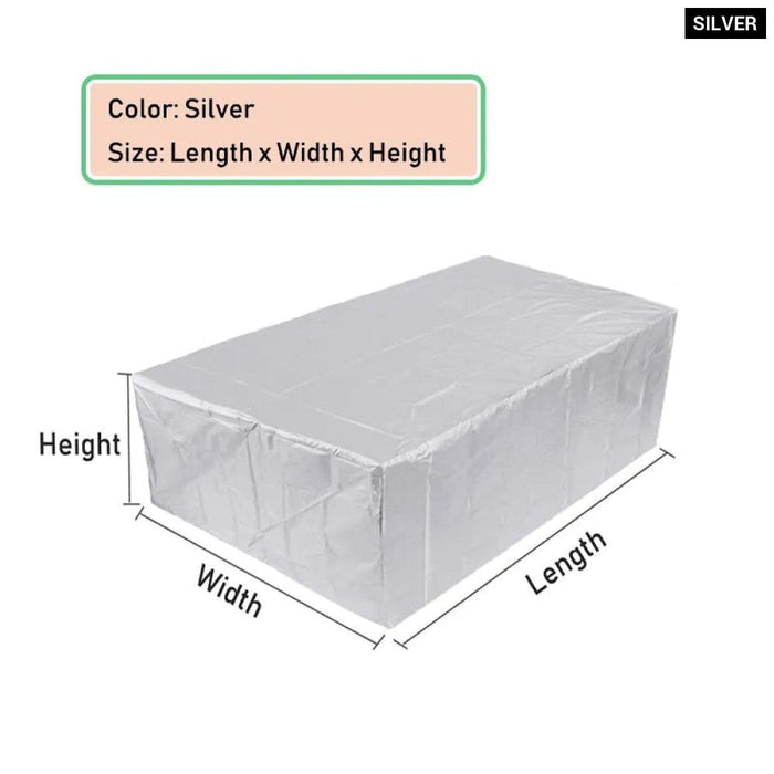 Small Sizes Waterproof Outdoor Garden Furniture Covers Rain Snow Chair Cover for Sofa Table Chair Patio Dust Proof Cover