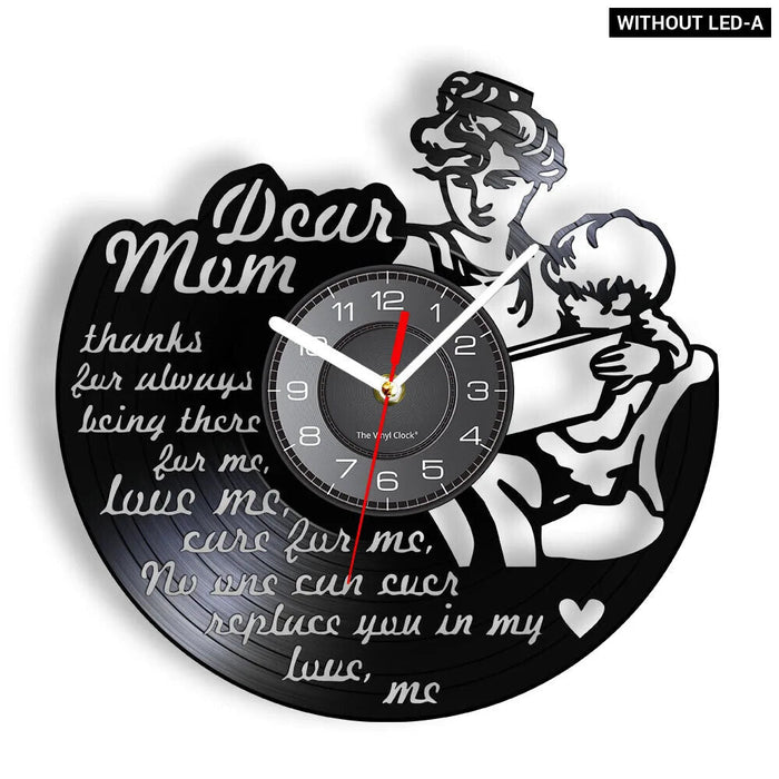 Personalized Grandma And Granddaughter Wall Clock