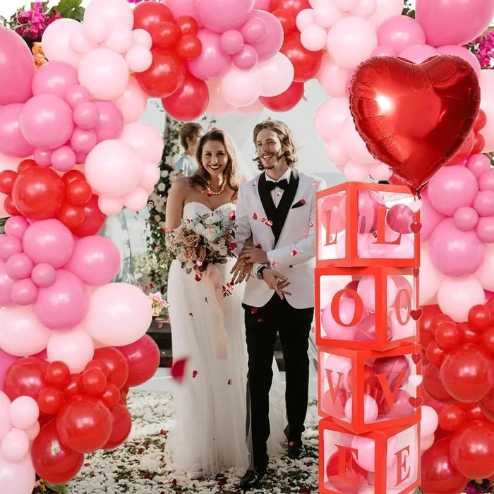 129 Valentine'S Day Balloon Garland Arch Set For Valentine'S Day Weddings Engagement Anniversary Parties And Other Decorations