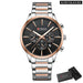 Stainless Steel Chronograph Quartz Watches With Luminous