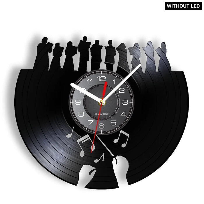 Minimalist Musician Wall Clock