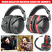 Adjustable 36db Ear Defenders For Hunting And Work