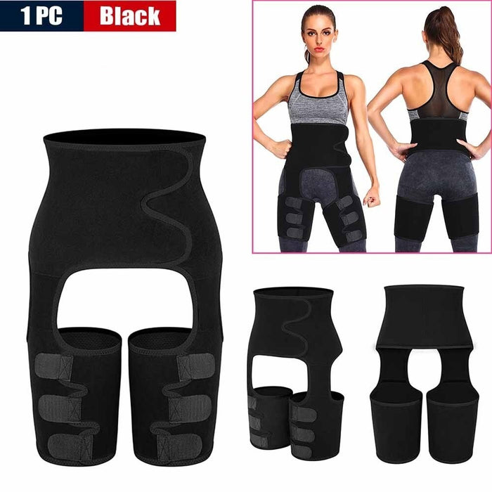 3-in-1 Waist and Thigh Trimmer Support Belt Hip Raise Shapewear for Women